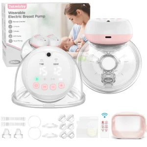 2 Pcs Electric Wearable Breast Pump 1200mAh