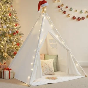 Indoor Foldable Cotton Canvas Tee Pee Play Tent