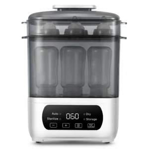 4-in-1 Baby Bottle Steam Sanitizer with LED Touch Control