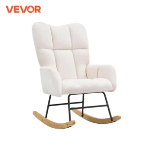 Upholstered Glider Rocking Chair